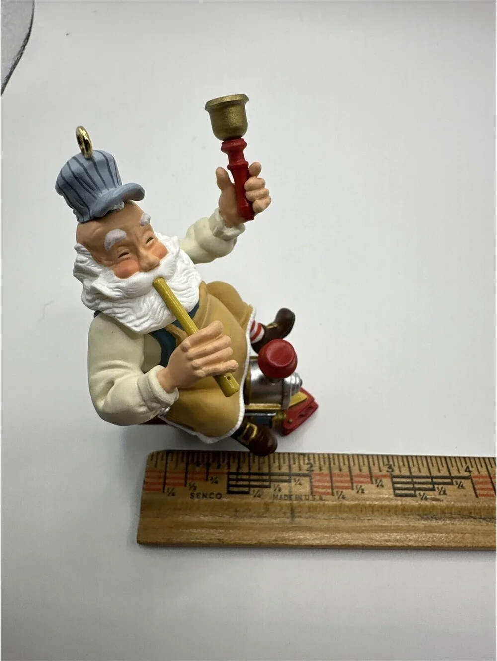 2000 Hallmark Keepsake Ornament Toymaker Santa Claus On A Train Christmas #1